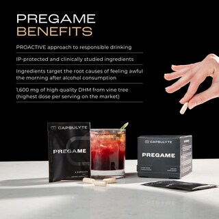 Foto 4 | Foto 4 | Suplemento Capsupyte Pregame Alcohol Aid & Liver Health 56 Cápsulas - Venta Internacional.