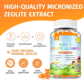 Foto 2 | Foto 2 | Gomitas Desintoxicantes Con Zeolita Fzjjyana Para Niños Y Adultos 60 Gomitas - Venta Internacional.