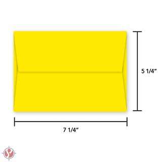 Foto 5 | Foto 5 | Sobres S Con Impresión Superfina Tamaño A7 Amarillo Brillante Paquete De 250 - Venta Internacional.