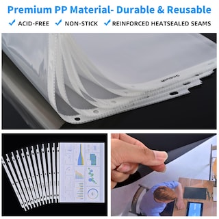 Foto 5 | Foto 5 | Protectores De Hojas Smelha 600 Páginas  8.5 X 11 Pulgadas Para Encuadernación De 3 Anillas - Venta Internacional.