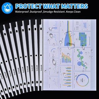 Foto 7 | Foto 7 | Protectores De Hojas Smelha 600 Páginas  8.5 X 11 Pulgadas Para Encuadernación De 3 Anillas - Venta Internacional.