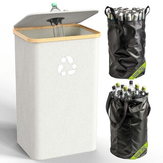 Foto 1 | Foto 1 | Cubo De Reciclaje Pakusane Para Cocina Interior Y Hogar 100 Litros Con Tapa - Venta Internacional.