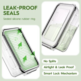 Foto 3 | Foto 3 | Recipientes De Almacenamiento De Alimentos Kemethy De 54 Piezas Sin Bpa Con Tapas - Venta Internacional.