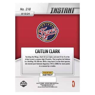 Foto 2 | Foto 2 | Tarjeta Coleccionable Panini America Wnba 2024 Instant Base #218 - Venta Internacional.
