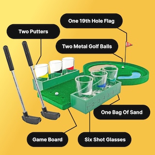 Foto 4 | Foto 4 | Set De Juegos Para Beber En Minigolf Con Novedades Bastante Extrañas - Venta Internacional.