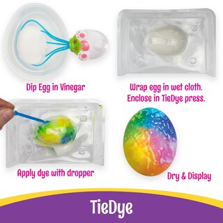 Foto 6 | Foto 6 | Paquete De Decoración De Huevos De Pascua Kit Paas Deluxe Bigotes Teñidos Anudados - Venta Internacional.