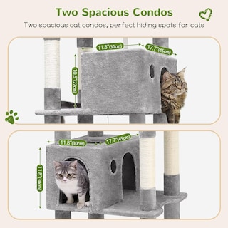 Foto 3 | Foto 3 | Cat Tree Globlazer F83 Giant Para Gatos De Interior Con Rascadores - Venta Internacional.