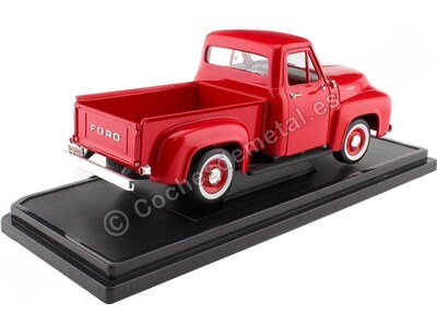 Foto 2 | Foto 2 | Coche Fundido A Presión Ford F-100 Pickup 1953 A Escala 1:18 Rojo - Venta Internacional.