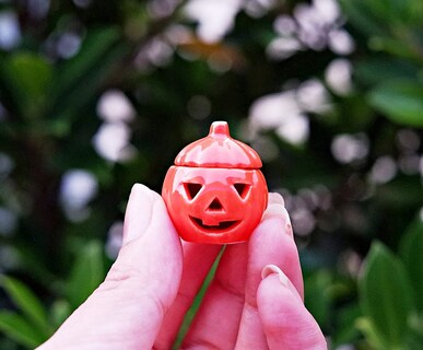 Foto 6 | Foto 6 | Calabaza De Cerámica Dollhouse Miniatures Para Halloween 2 Unidades - Venta Internacional.