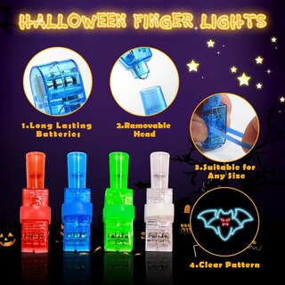 Foto 2 | Foto 2 | Luces De Dedo Iluminadas Mikulala Para Halloween Party Favors X24 - Venta Internacional.