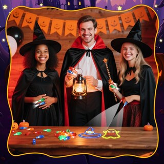 Foto 6 | Foto 6 | Luces De Dedo Iluminadas Mikulala Para Halloween Party Favors X24 - Venta Internacional.