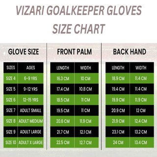 Foto 6 | Foto 6 | Guantes De Portero De Fútbol Vizari Junior Tricolor Para Niños Y Jóvenes - Venta Internacional.