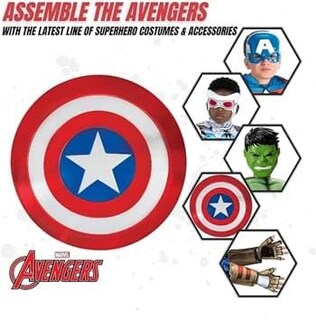 Foto 4 | Foto 4 | Accesorio Para Disfraz Infantil Shield Jazwares De Capitán América 30 Cm - Venta Internacional.