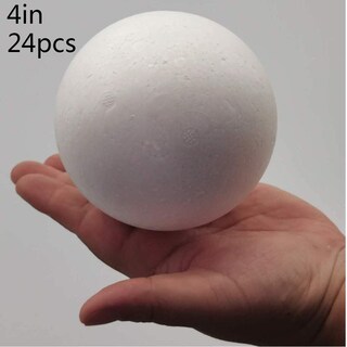 Foto 2 | Foto 2 | Bola De Espuma Craft Ffchuanhe De 4 Pulgadas 24 Unidades Poliestireno Blanco - Venta Internacional.