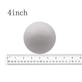 Foto 3 | Foto 3 | Bola De Espuma Craft Ffchuanhe De 4 Pulgadas 24 Unidades Poliestireno Blanco - Venta Internacional.
