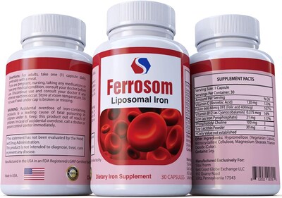 Foto 1 | Foto 1 | Suplementos De Hierro Siba Pharm Ferrosom Liposomal 30 Cápsulas - Venta Internacional.
