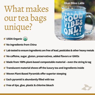 Foto 2 | Foto 2 | Tea Delighteas Organic Butterfly Pea Flower Bliss 30 Bolsas - Venta Internacional.