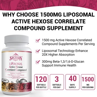 Foto 3 | Foto 3 | Suplemento Szczekin De Hexosa Activa Liposomal Correlacionada De 1500 Mg - Venta Internacional.