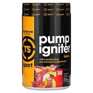 Foto 1 | Foto 1 | Bomba De Encendido Pre-workout Top Secret Nutrition Pump Color Negro 450 G - Venta Internacional.