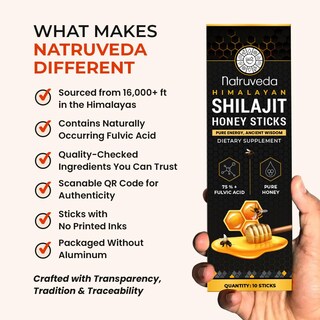 Foto 4 | Foto 4 | Paquete De 30 Palitos De Miel De Shilajit Del Himalaya Natruveda - Venta Internacional.