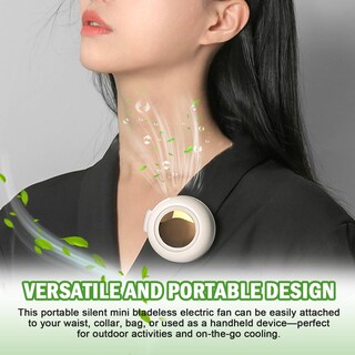 Foto 6 | Foto 6 | Mini Ventilador Sin Aspas Wshxjzyay Portátil  Silencioso  Con Clip  Blanco - Venta Internacional.