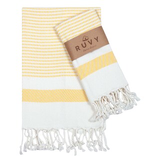 Foto 1 | Foto 1 | Toallas De Mano Ruvy Home Basics Algodón Turco 18 X 40 Cm Color Amarillo - Venta Internacional.