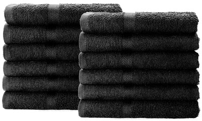 Foto 5 | Foto 5 | Toallas De Mano Simpli-magic 79178 De Algodón 40 X 70 Cm Color Negro 12 Unidades - Venta Internacional.