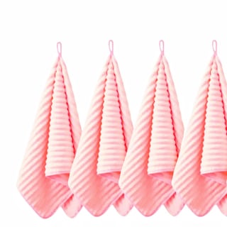 Foto 1 | Foto 1 | Juego De Toallas De Mano Lmminbz De Microfibra Rosa De Secado Rápido 4 Piezas - Venta Internacional.