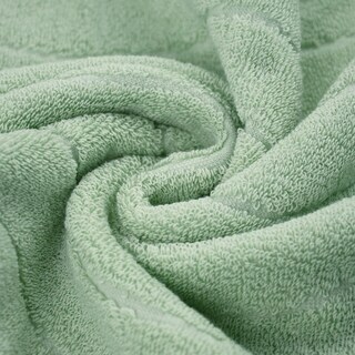 Foto 4 | Foto 4 | Toallas De Mano Jacquotha Verde Claro A Rayas Onduladas 100% Algodón - Venta Internacional.