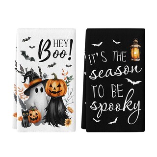 Foto 1 | Foto 1 | Juego De Toallas De Mano Lioqun Hey Boo Halloween 45 X 66 Cm Black Cat - Venta Internacional.