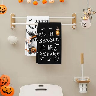 Foto 5 | Foto 5 | Juego De Toallas De Mano Lioqun Hey Boo Halloween 45 X 66 Cm Black Cat - Venta Internacional.