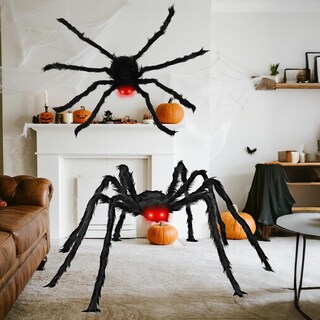 Foto 3 | Foto 3 | Decoraciones De Araña De Halloween Para Exteriores Fathisooc 152 Cm+91 Cm - Venta Internacional.