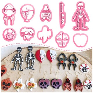 Foto 1 | Foto 1 | Cortadores De Arcilla Polimérica Keoker 10 Formas De Aretes Para Halloween - Venta Internacional.