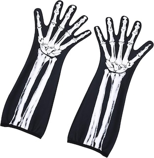 Foto 2 | Foto 2 | Guantes Skeleton Wtactful Con El Dedo Completo Y Largo Hasta El Brazo - Venta Internacional.