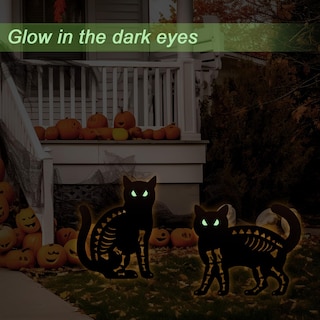 Foto 2 | Foto 2 | Estaca De Jardín Con Diseño De Gato Negro Yy Gardenia Para Decoración De Halloween - Venta Internacional.