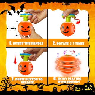 Foto 5 | Foto 5 | Pack De 12 Peoncillos Party Favors Para Halloween Iluminados Para Niños - Venta Internacional.