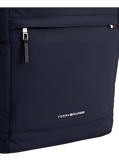 Foto 2 | Foto 2 | Mochila Tommy Hilfiger Rolltop Backpack Equipaje De Mano Color Azul Oscuro