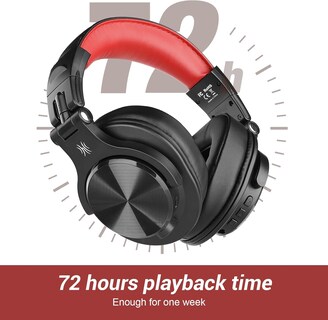 Foto 4 | Foto 4 | Audífonos de Diadema Híbridos OneOdio Rojo