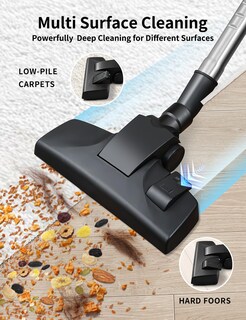 Foto 3 | Foto 3 | Aspirador Canister Sweepcent 1600 W 45 Kpa Succión De 4 26 L - Venta Internacional.