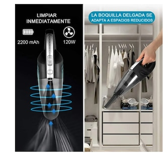 Foto 3 | Foto 3 | Aspirador De Mano Portátil Para Hogar Y Automóvil