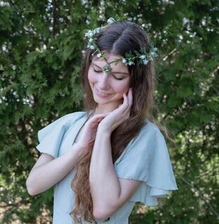 Foto 3 | Foto 3 | Corona De Flores Mostory Woodland Elf Para Mujer Estilo Renacentista - Venta Internacional.