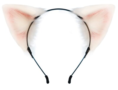 Foto 1 | Foto 1 | Diadema Qinruan De Piel Sintética Con Orejas De Zorro Y Gato Hechas A Mano - Venta Internacional.