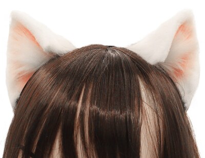 Foto 4 | Foto 4 | Diadema Qinruan De Piel Sintética Con Orejas De Zorro Y Gato Hechas A Mano - Venta Internacional.