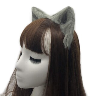 Foto 2 | Foto 2 | Diadema Qinruan Con Orejas De Piel Sintética De Gato Y Zorro Para Halloween - Venta Internacional.