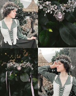 Foto 5 | Foto 5 | Corona De Flores De Hadas Mostory Fairy Para Mujer Estilo Renacentista - Venta Internacional.