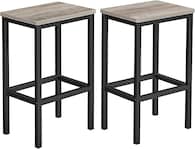 Taburete De Bar Taburete Alto Juego De 2 Industrial Para Cocina Comedor Sala De Estar