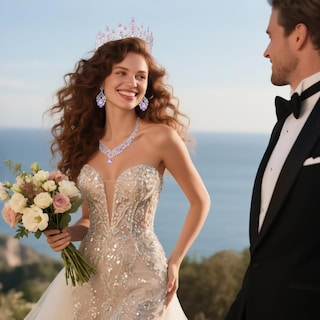 Foto 4 | Foto 4 | Set De Joyas Kamirola Con Tiaras Y Coronas Para Mujer (tr28) - Venta Internacional.