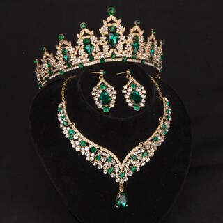 Foto 6 | Foto 6 | Set De Joyas Fircre Crystal Bridal Crowns Tiaras Para Mujer - Venta Internacional.