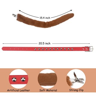 Foto 3 | Foto 3 | Set De Orejas Y Cola De Perro Antler Hodrme Brown Para Niños Y Adultos - Venta Internacional.