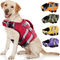 Chaleco Salvavidas Kuoser Para Perros Con Rayas Reflectantes Para Todos Los Tamaños - Venta Internacional.